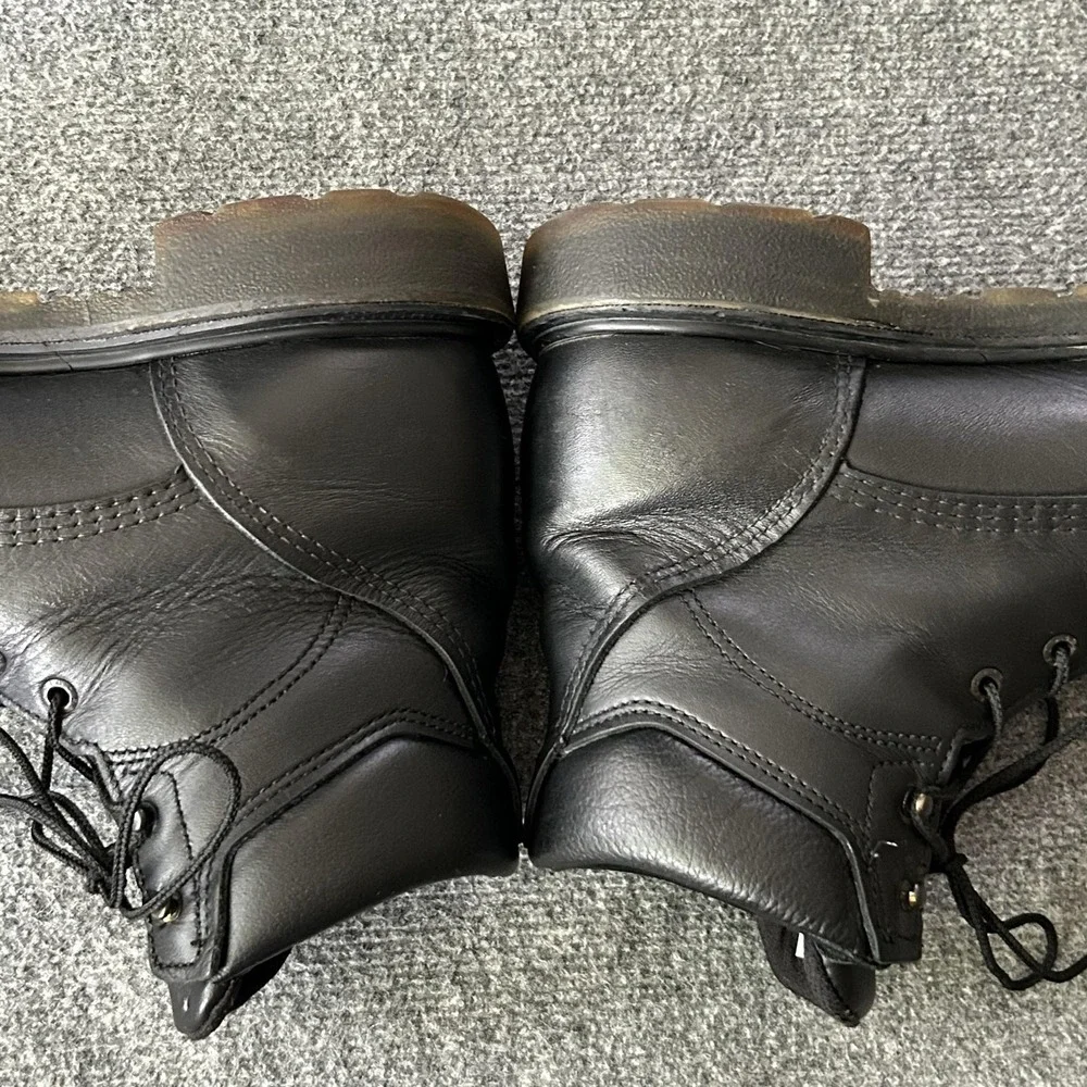 Red Wing Boots Mens Size 11B Black Leather Work Safety Toe EH 3507 USA